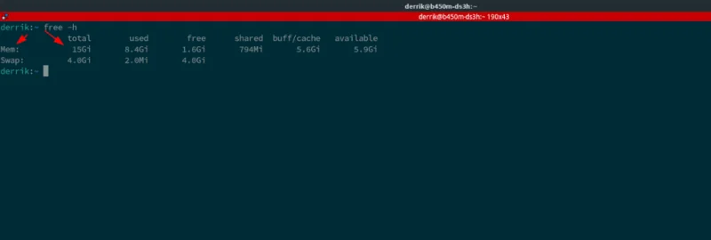 Linux: Bir PCde RAM boyutunu kontrol edin