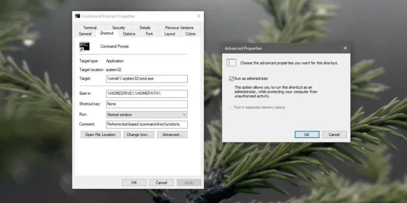 Come eseguire sempre il prompt dei comandi e PowerShell come amministratore su Windows 10