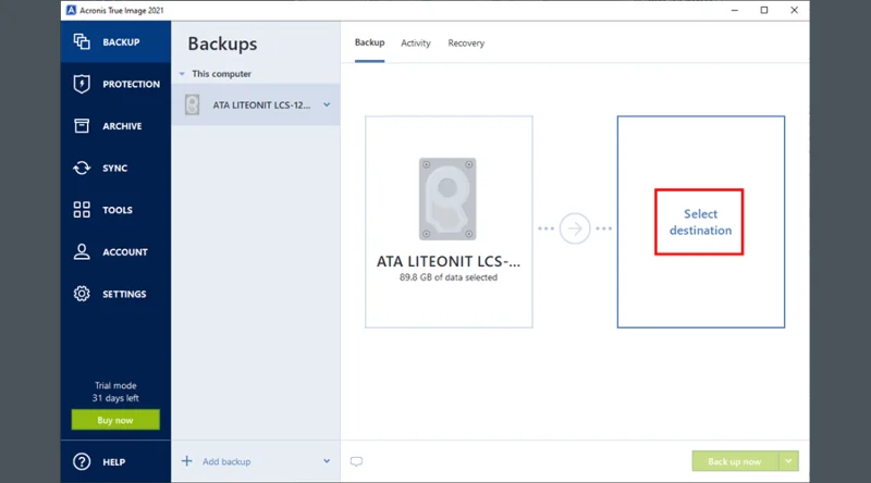 Acronis True Image (2021) Download e installazione per Windows e Mac