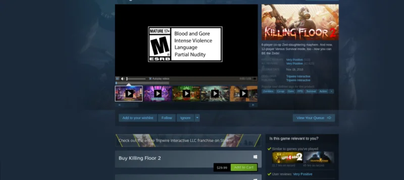 Jak grać w Killing Floor 2 na Linuksie