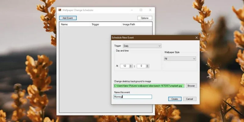 So planen Sie den Hintergrundwechsel unter Windows 10