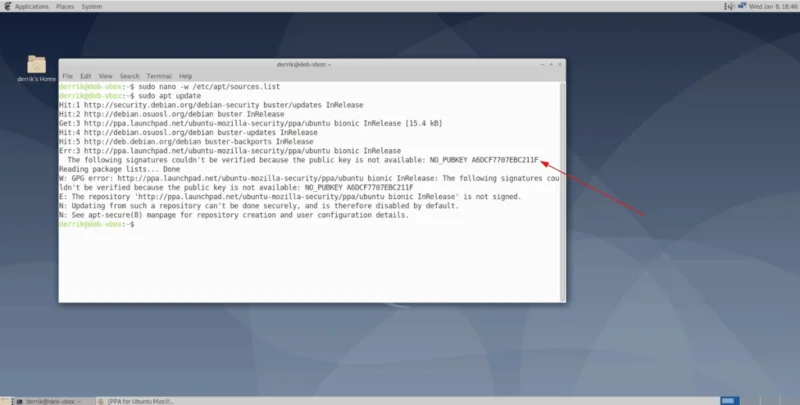 Ubuntu PPAs gebruiken op Debian Linux