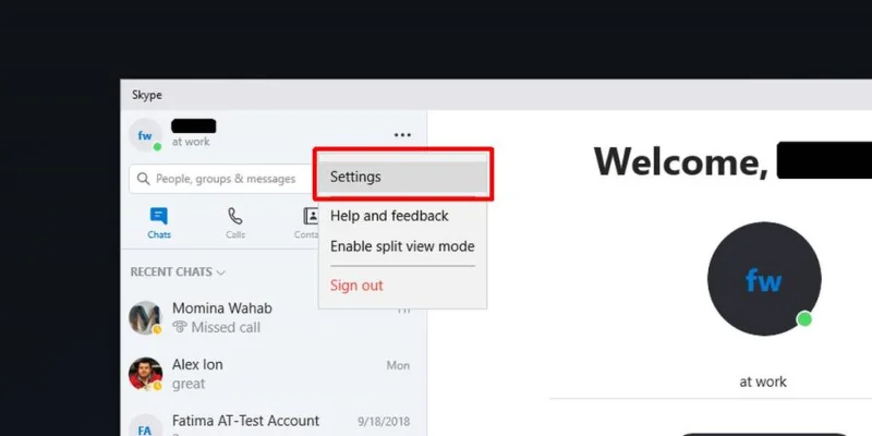 如何在 Windows 10 上的 Skype 中禁用人員建議