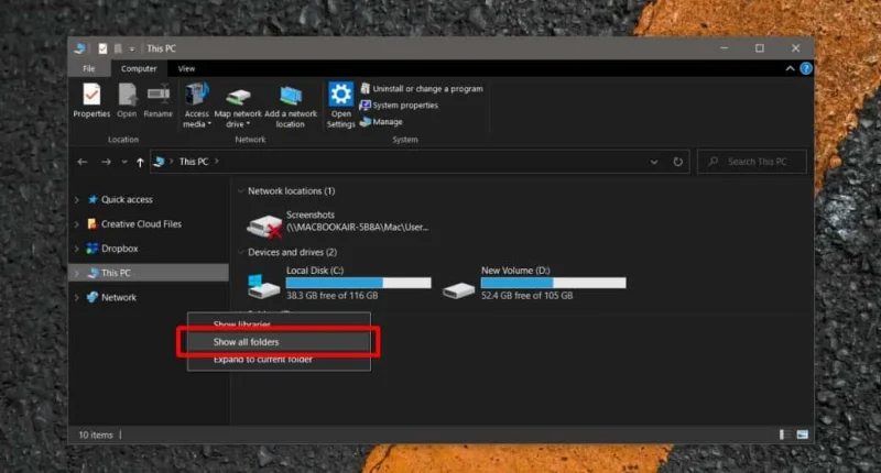 So greifen Sie auf den Benutzerordner unter Windows 10 zu