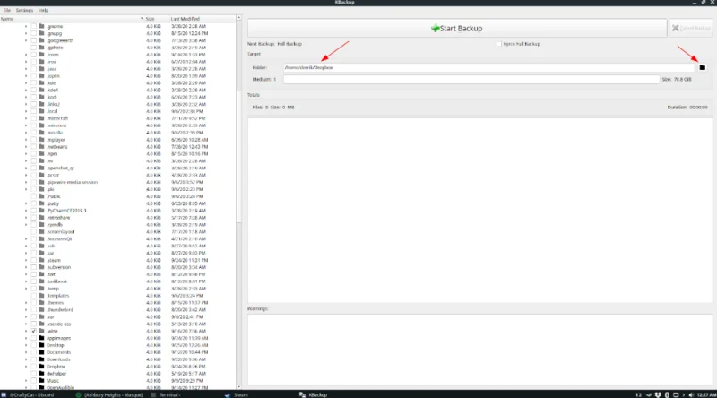 4 modi per eseguire il backup delle app Linux Wine