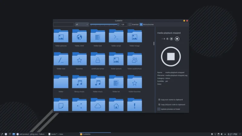 Cara memasang tema ikon Areeze di Linux