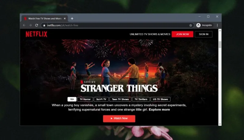 كيفية مشاهدة برامج Netflix المجانية