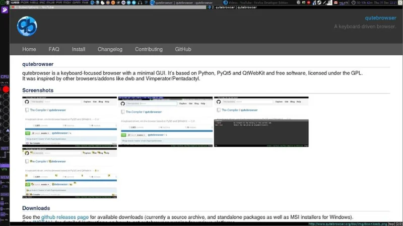 كيفية إعداد واستخدام متصفح الويب Qutebrowser على نظام Linux