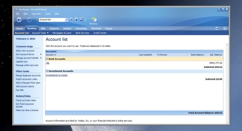 Download Microsoft Money