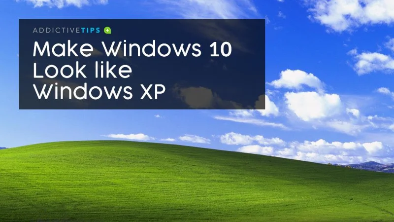 Wie man Windows 10 wie Windows XP aussehen lässt