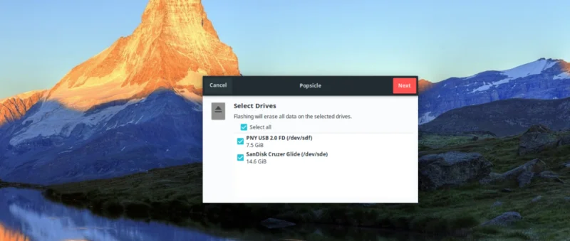 كيفية عمل فلاش USB لعدة وحدات تخزين على نظام Linux