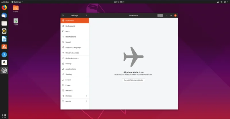 Come disabilitare il Bluetooth in Ubuntu