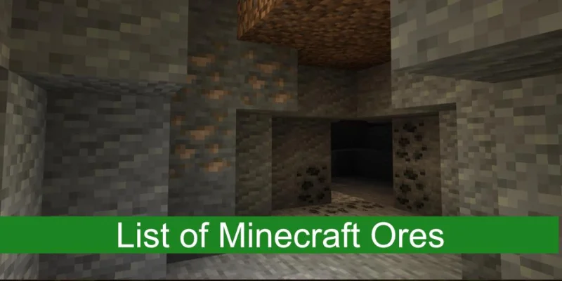 Un elenco completo dei minerali di Minecraft e dove trovarli