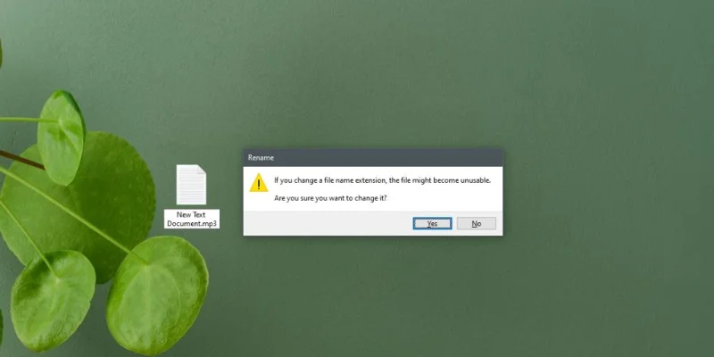 如何在 Windows 10 上更改文件擴展名