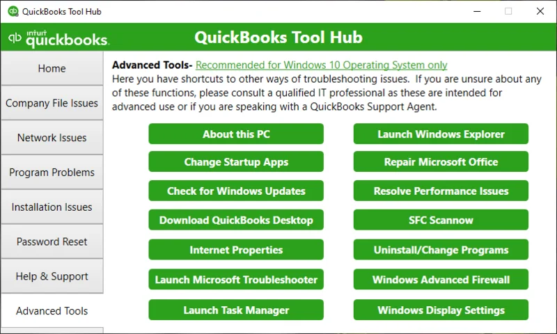 QuickBooks Tool Hub: download, installazione, come utilizzare