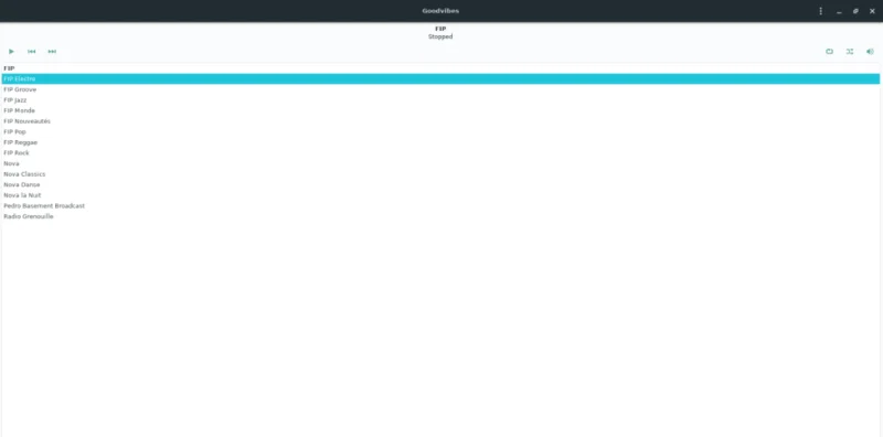 如何在 Linux 上使用和安裝 Goodvibes 網絡電台應用程序