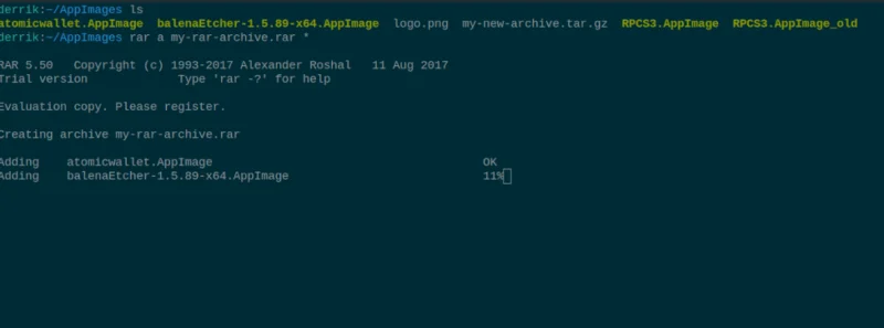 4 способа сжатия файлов в терминале на Linux