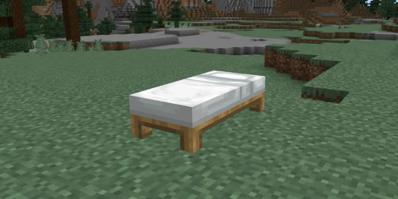 如何在 Minecraft 中鋪床