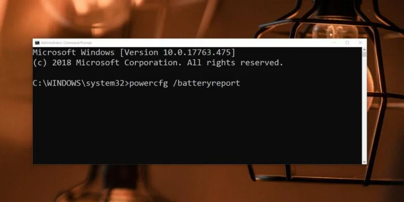 如何在 Windows 10 上檢查電池容量