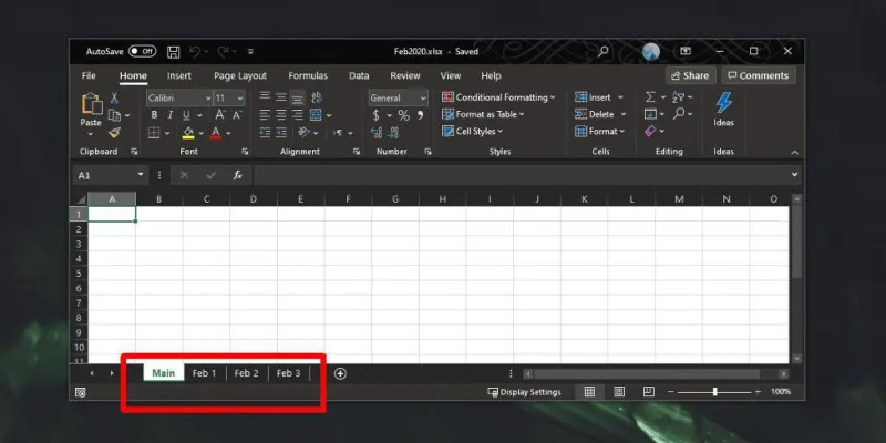 Come impostare un foglio predefinito in Excel per Office 365