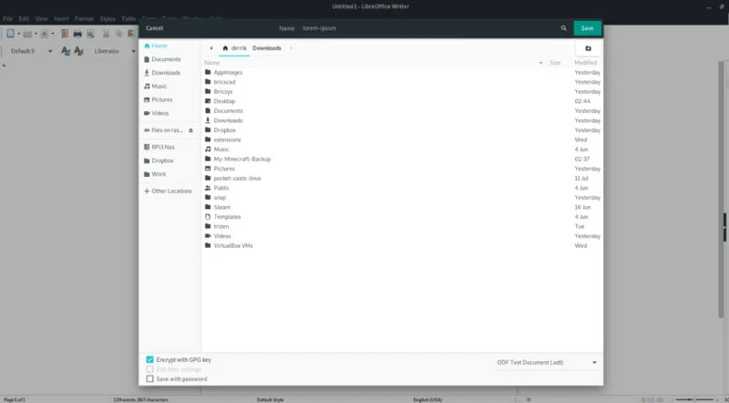 如何在 Linux 上加密文檔
