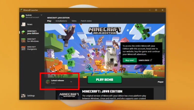 So beheben Sie Minecraft: Fehler mit Konto beim Anmelden