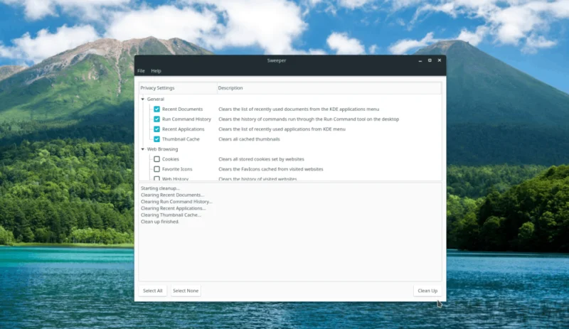 如何使用 Sweeper 從 Linux PC 中清除垃圾文件
