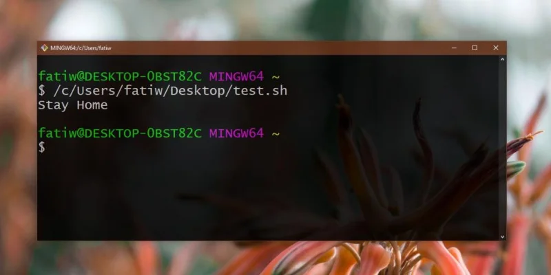 Windows10でシェルスクリプトを実行する方法