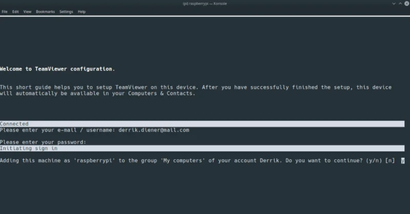 Linux에서 Teamviewer로 Raspberry Pi에 액세스하는 방법