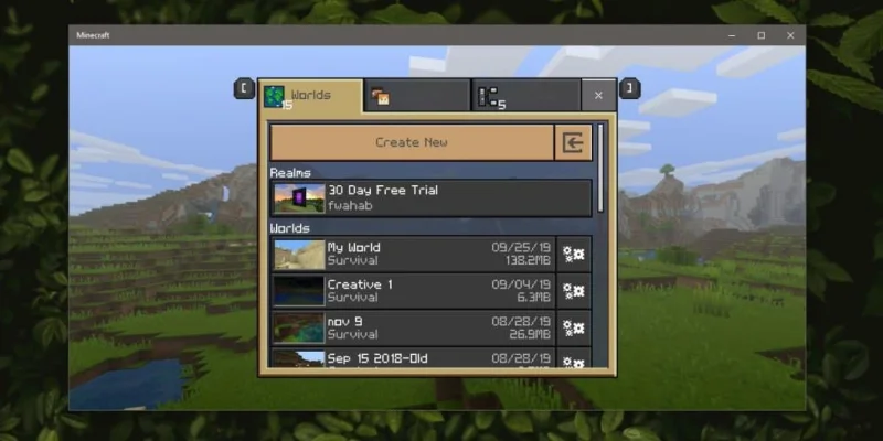 So sichern und wiederherstellen Sie Minecraft-Welten unter Windows 10