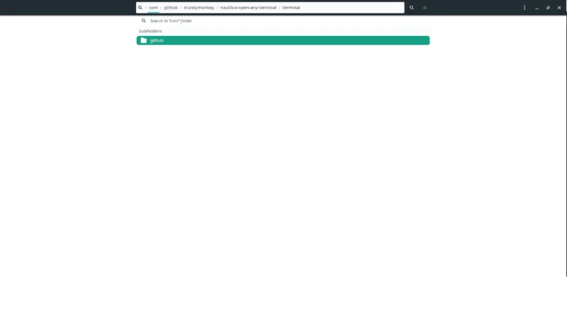 Come aprire qualsiasi app terminale da Nautilus