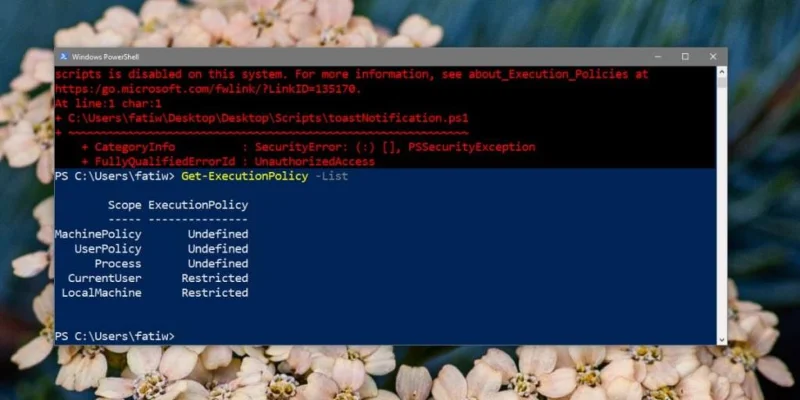 Come risolvere lesecuzione di script è disabilitata su questo sistema in PowerShell su Windows 10