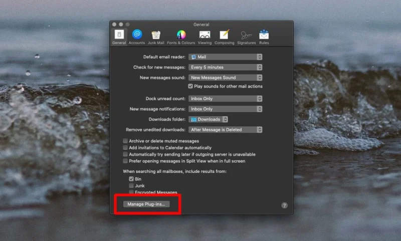 So installieren Sie ein Mail-Plugin unter macOS