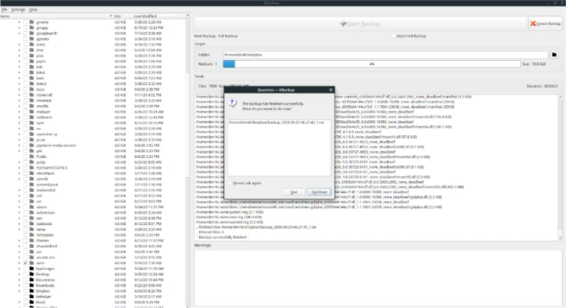 4 modi per eseguire il backup delle app Linux Wine