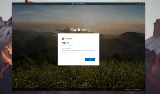 Cara menggunakan e-mel Outlook di Linux