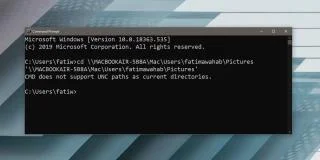 如何在 Windows 10 上的命令提示符中訪問網絡位置