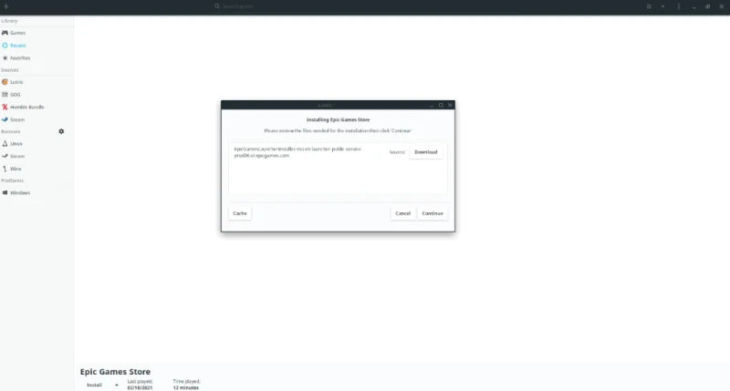 So verwenden Sie den Epic Store unter Linux
