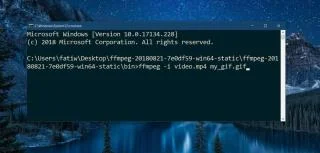 如何在 Windows 10 上使用 FFMpeg 創建 GIF