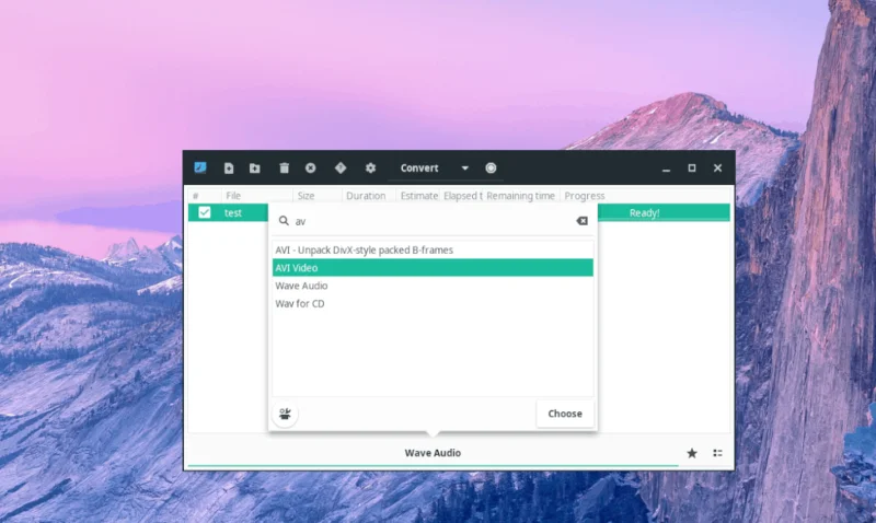 如何使用 Curlew 在 Linux 上轉換媒體文件