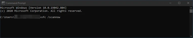 วิธีเรียกใช้ sfc /scannow (System File Checker) บน Windows 10