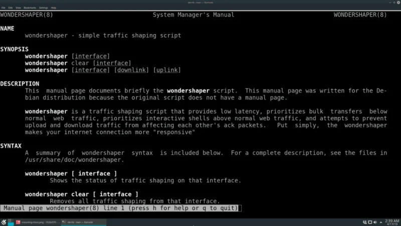 Wondershaper ile Linuxta bant genişliği nasıl yönetilir