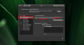 So teilen Sie den Bildschirm über das Netzwerk zwischen Macs
