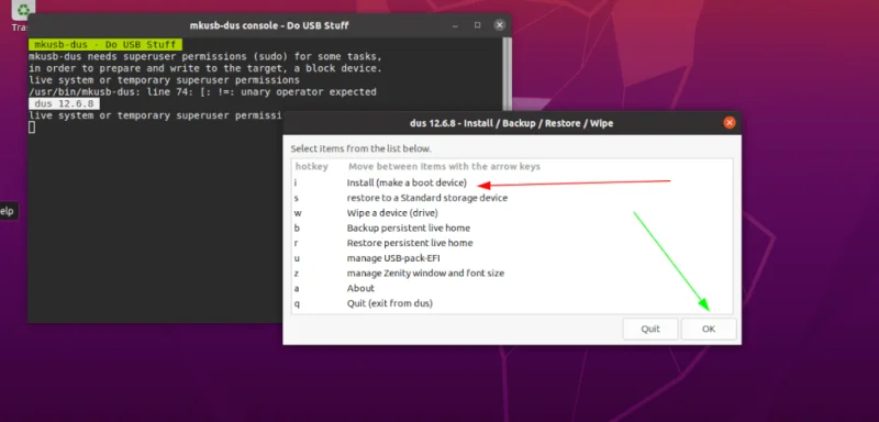 So richten Sie einen persistenten Ubuntu-USB ein