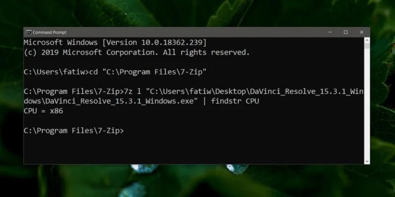 Hoe te controleren of een EXE 32-bits of 64-bits is op Windows 10