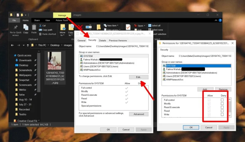 如何更改 Windows 10 上的文件權限