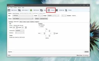 如何使用 Handbrake 在 Windows 10 上裁剪視頻