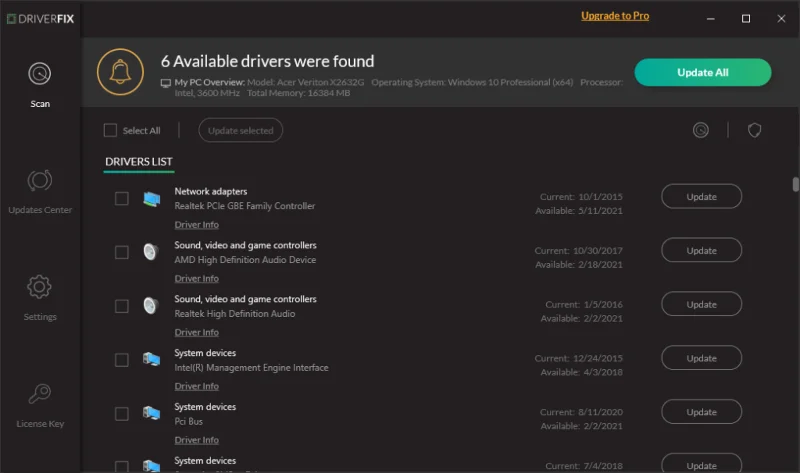 Miglior software di aggiornamento driver per Windows 10 (recensioni 2021)