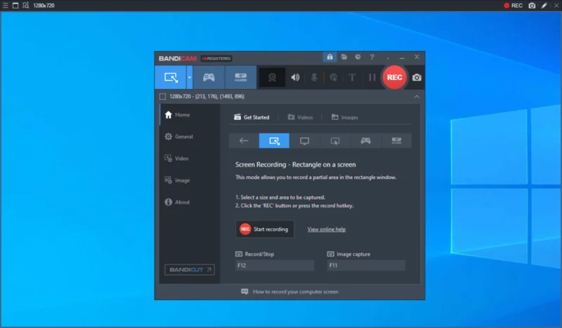 Bandicam Screen Recorder: Download, Installation, Verwendung