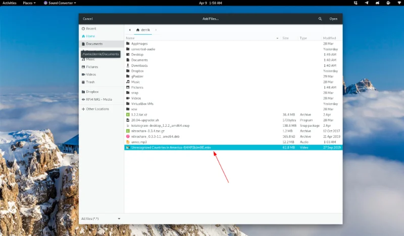 Linuxta video dosyaları nasıl MP3e dönüştürülür