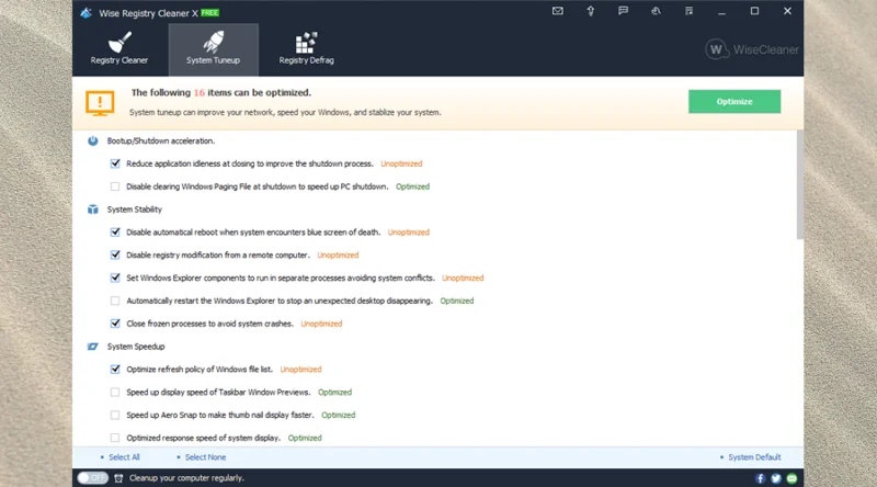 Wise Registry Cleaner (gratuito) Download e revisione rapida